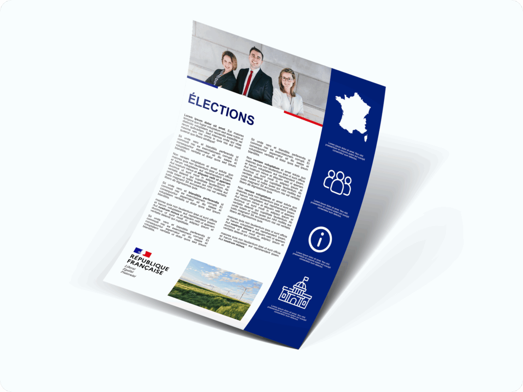 Impression professions de foi / circulaires - campagne municipale 2026