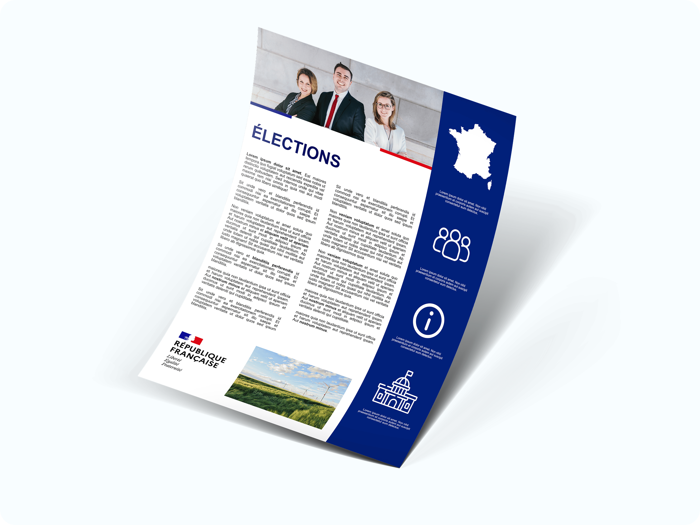 Impression professions de foi / circulaires - campagne municipale 2026