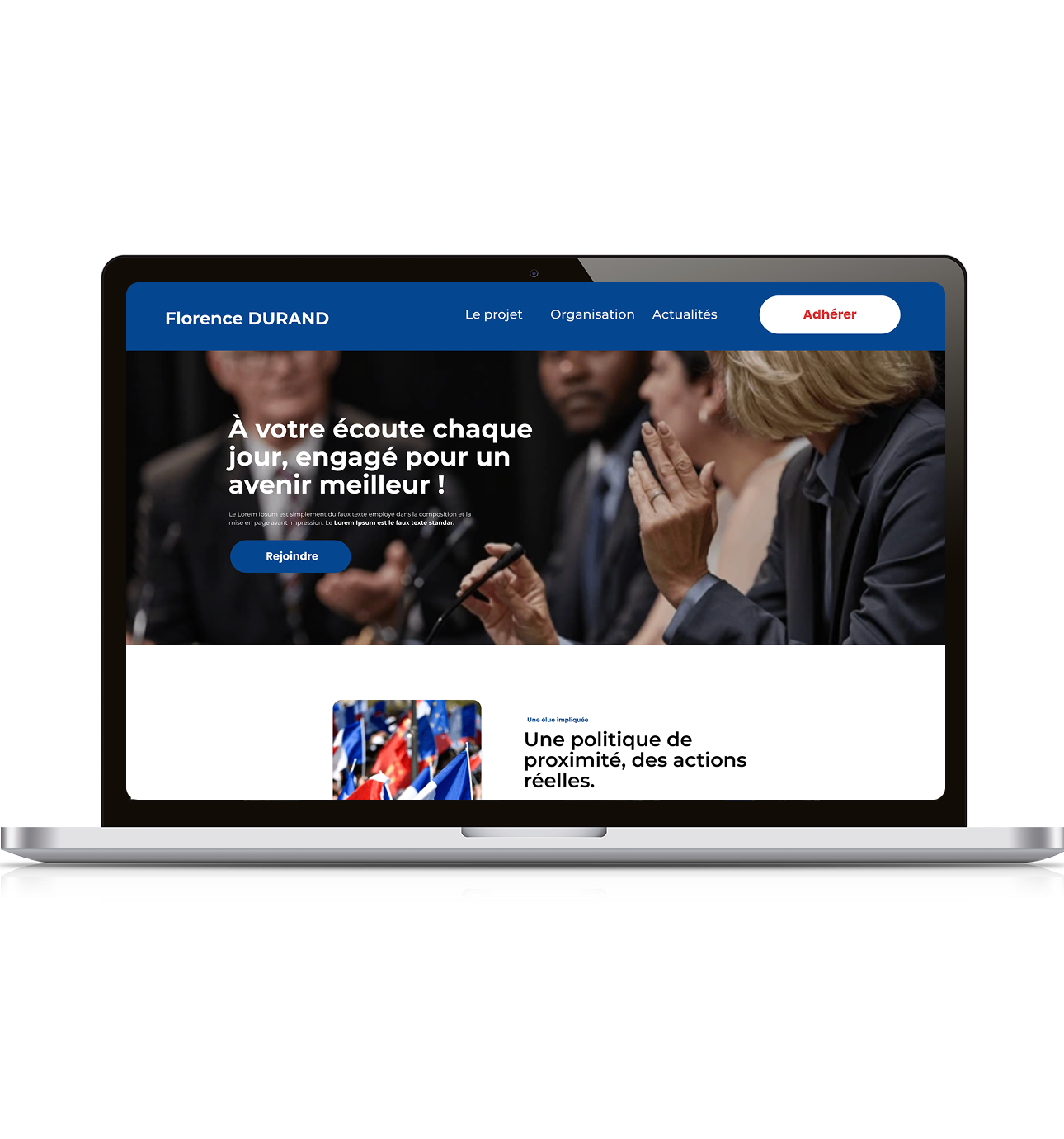 Création de site internet - campagne électorale municipales 2026