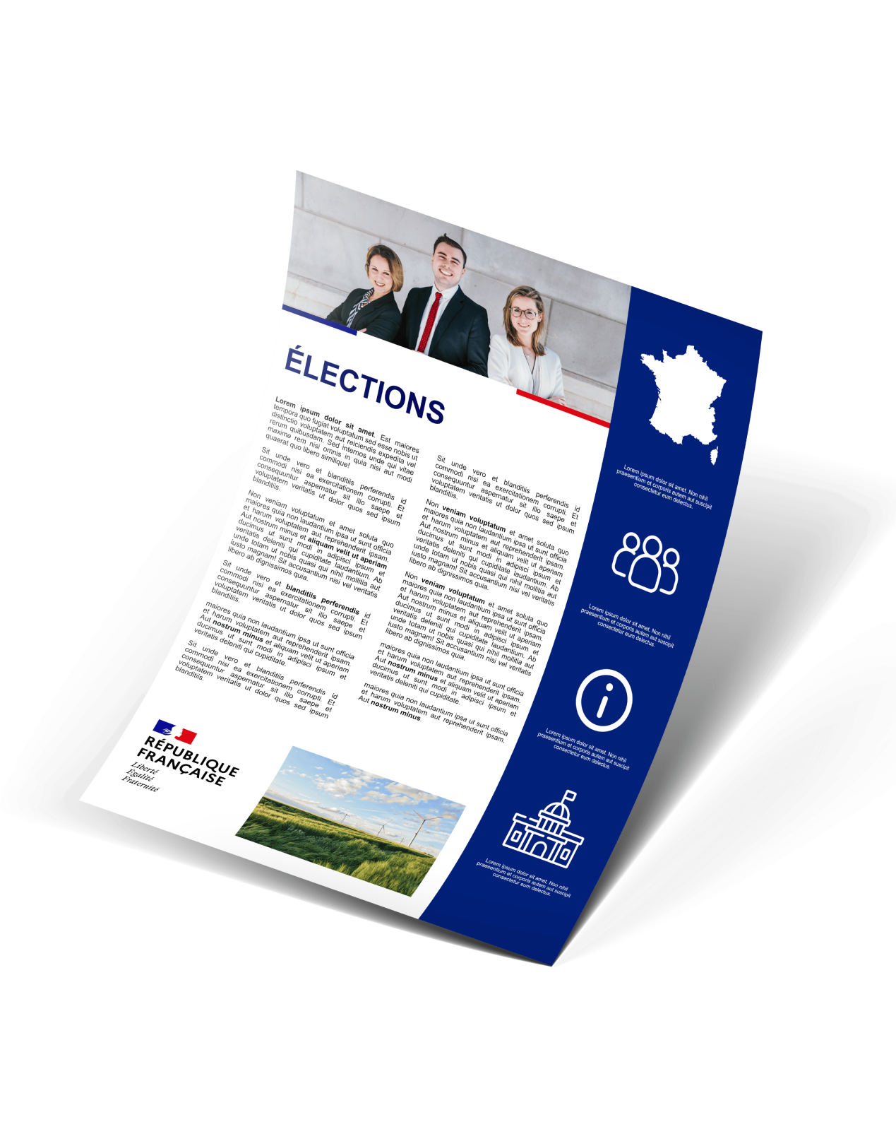 Imprimerie profession de foi / circulaire élections